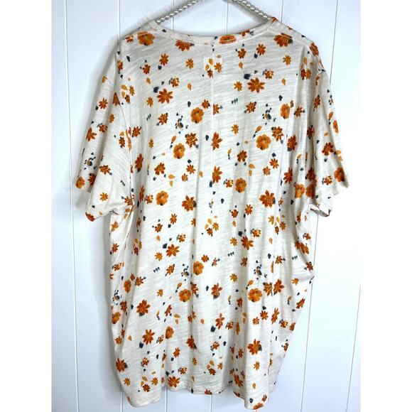 rag & bone Unisex Floral Graphic T-Shirt Size XXL - Picture 9 of 9
